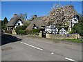 Thatched timber-framed cottages in WR11 8DH