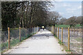Temporary Kenilworth Greenway by Big Poors Wood in CV8 1PG