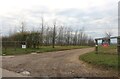 The entrance to Horseshoe Wood Farm, Stump Cross in Kelshall