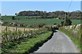 Descending the hill towards Stony Batter Junction in SP5 1LR