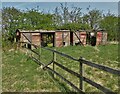 Old railway box carriages on  Longside Farm in DE55 5SD