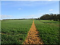 Footpath to Newton Grange Farm in NG34 0DT