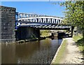 Railway bridge over Rochdale canal in M24 2EB