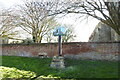 Tilney All Saints village sign in PE34 4GA