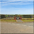 Walpole railway station memorial and village sign in PE34 4HB