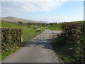 Gated track towards Drybeck Farm in LA6 2EY