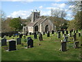 Graveyard from Baden Hill in GL12 8UJ