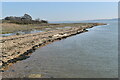 Beach on the Stour estuary near Nether Hall in IP9 1BW
