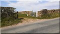 Field gateway on north side of rural road opposite Faugh Head in CA4 9AS