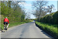 Cycling on Hyde Road in Vale of White Horse District