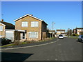 Looking north along Pendennis Close in RG23 8EU