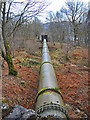 Large pipe taking water to Finlarig power station in FK21 8TL
