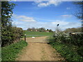 Gate on a byway near Thornby Grange in NN6 8SG