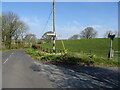 Fingerpost on the B6254, Hutton Gate in Old Hutton and Holmescales