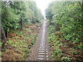 Railway line between Loch Eil station and Fort William in PH33 7NL