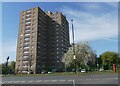 Tower block on Crow Lane in BS10 7NN