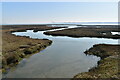 Salt marshes at Erwarton Quay in IP9 1LF