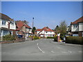 Bends in Grange Avenue, Cheadle Hulme in SK8 5EZ