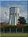 The taller of the two water towers at Cantley in DN4 6RY