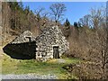 An old barn in between the mountain bike trails in LL40 2HU