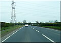 A1079 at power lines east of Wilberfoss in YO41 5PD