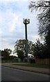 Communications aerial on Nursery Lane, North Wootton in PE30 3RS