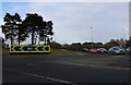 Roundabout on Queen Elizabeth Way, King's Lynn in PE30 4XU