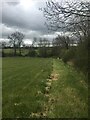 Path towards Hungarton in LE7 3BH