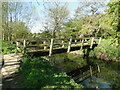 Footbridge over a relief channel in NR35 1RF