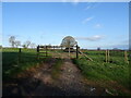 Gated farm track off the Waitby to Soulby road in CA17 4AW