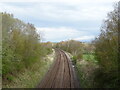 Railway towards Appleby in Ormside