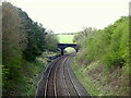Railway towards Kirkby Stephen in Ormside