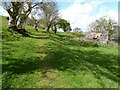 Bridleway passing a ruin in LD3 7JQ