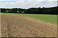 Farmland, lower slopes of the Greensand Ridge in ME17 3HB