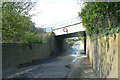 Railway bridge across Wharf Road, Stanford-le-Hope in Stanford-le-Hope West Ward
