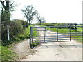 Gated road to Gorse Covert in BS37 8RH