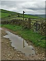 Path to Clough Head Farm from Overhill Road in SK23 7QG