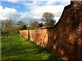 West wall of Castle Bromwich Hall Gardens in B36 9BP