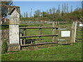 Allotments beside the cemetery in Little Somerford