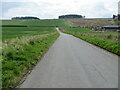 Minor road from Blebocraigs approaching the B939 in KY15 5UB