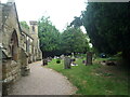 Path around St. Mary's church (Abberley) in WR6 6BQ