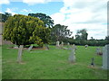 Churchyard at Boraston church in SY8 3BB