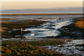 Tidal mud, Boldre Foreshore nature reserve in SO41 5SJ