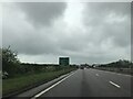 Signage on the A14 - Eastbound in IP28 6QZ
