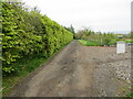 Track giving access to Lahill Mains in KY8 6JF