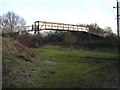 Footbridge over the Railway Line at Whisby Nature Park in LN6 9BW