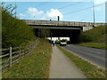 The new A1(M) motorway flyover bridge in WF11 8RB