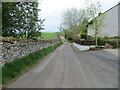 Lane continuing as track in Newton Reigny in CA11 0AY