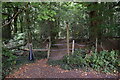 Footpath into Park Wood in TN16 2EG