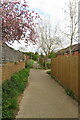 Footpath into King's Heath in NN5 7LP